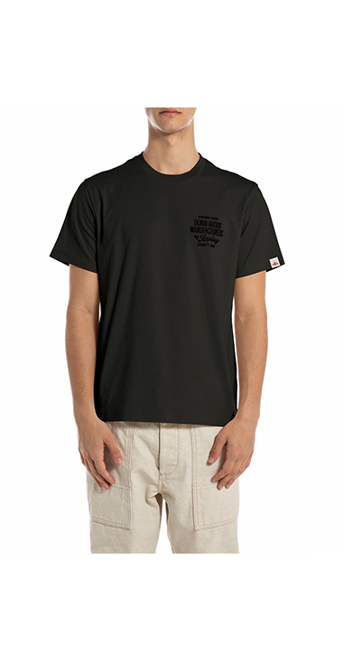 レギュラーフィット オーガニックコットンジャージー プリント Tシャツ